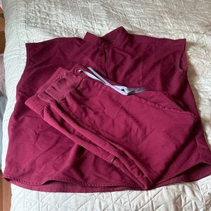 Figs Maroon Technical Collection Set